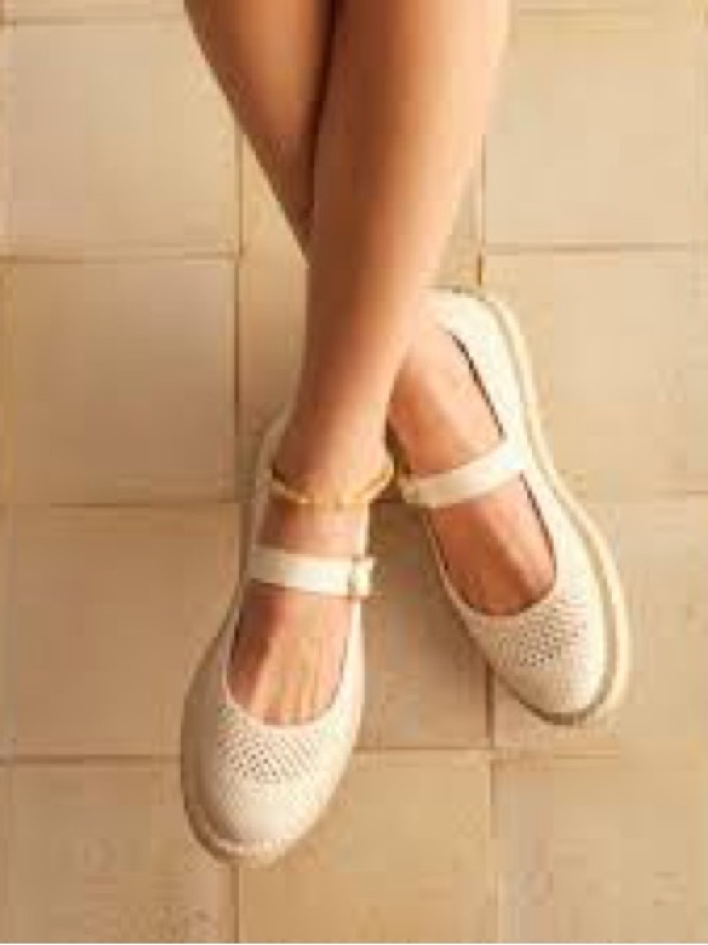 Rothy's White Mary Jane Flats - see full description.